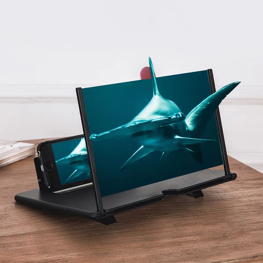 

3D Phone Mount Holder Screen Magnifier Toy Stereoscopic Amplifying Desktop 12Inch Stand Holder Phone Bracket #12.6