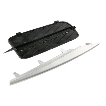 

2pcs Car Grille Cover Front Bumper Lower Trim Fit For BMW X5 E70 X6 E71 PRE-LCI