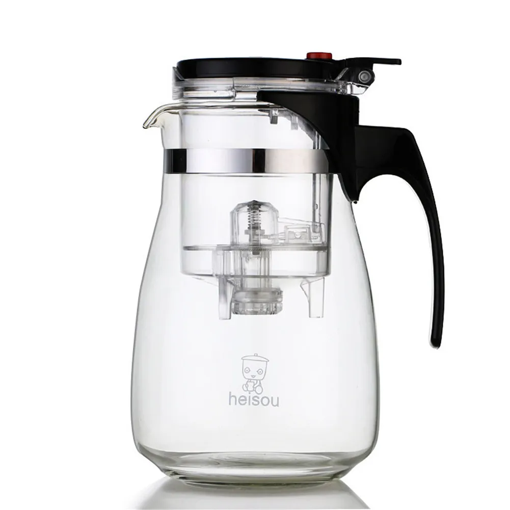 1000 мл термостойкий стеклянный чайный горшок цветочный набор чайник кофейный