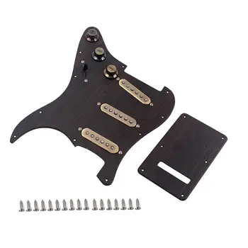 

Prewired Pickguard Plate SSS Pickup with Back Cover Set for Electric Guitar