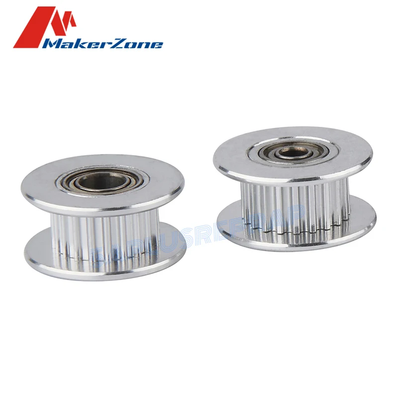 10PCS-GT2-Idler-Timing-Pulley-16-tooth-20-Teeth-with-3mm-or-5mm-Bore-with-Bearings (4)