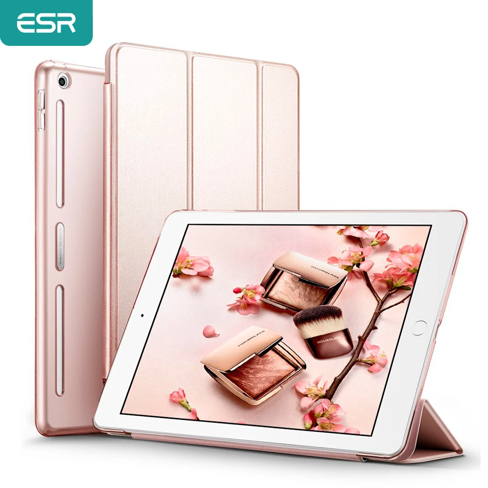Чехол для iPad 9 7 2017 передняя крышка из искусственной кожи ESR + мягкий бампер ТПУ