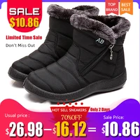 Women Boots Waterproof Snow Boots Female Plush Winter Boots Women Warm Ankle Botas Mujer Winter Shoes Woman Plus Size 43 1