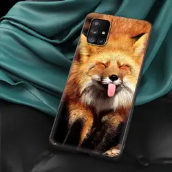 Cute Cartoon Animal Fox Phone Case Cover - Samsung A41 (A1)