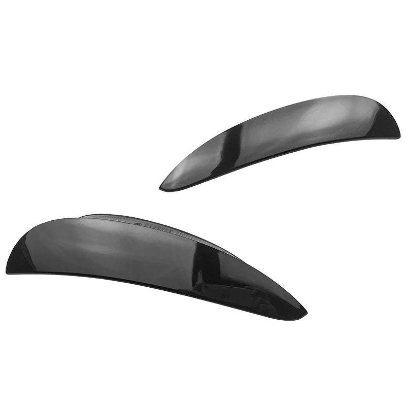Glossy Black For Mercedes Benz W213 AMG C238 E180 E200 E220 E250 E300 E43 E53 Front Bumper Side Canard Cover