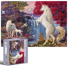 Puzzle en forme de licorne magique 2000 pièces, jouet de qualité supérieure, tout nouveau, défi Impossible, jeu de cerveau, offre spéciale