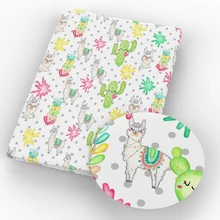 David accessori 50*145 centimetri Cavallo Fiore Frutta Poliestere Tessuto di Cotone Per Bambini Tessuto Tessili Per La Casa Per Cucire Tilda bambola, c6859(China)