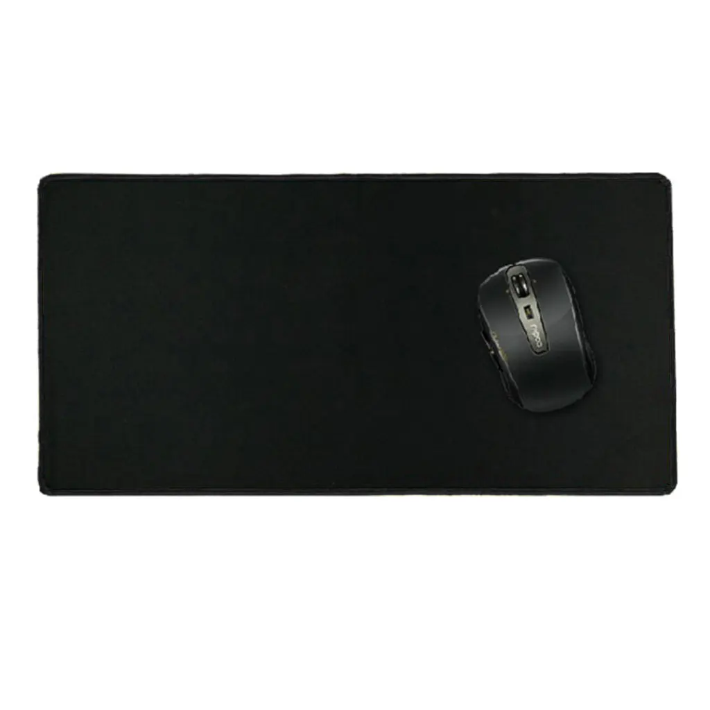 Black Rectangle Anti-Slip Laptop Mice Pad Mat Mousepad Keyboard for Computer 700*300*2MM