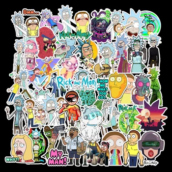 

85pcs US cartoon Rick and Morty Amazon pop up waterproof REMOVABLE STICKERS