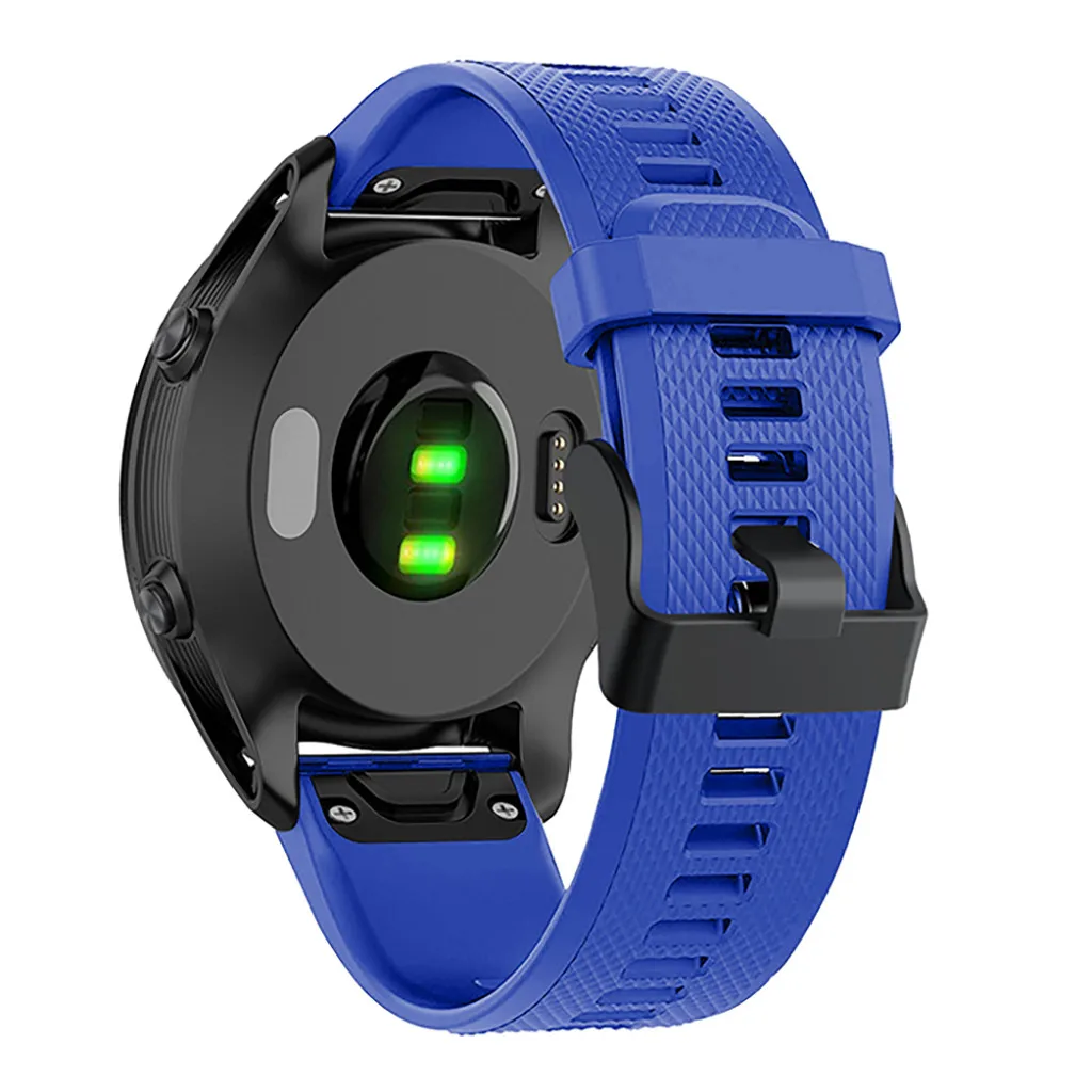 22 см силиконовый ремешок для Garmin Forerunner 945/935/Fenix 5/Plus различные цвета свет и гибкая Мода