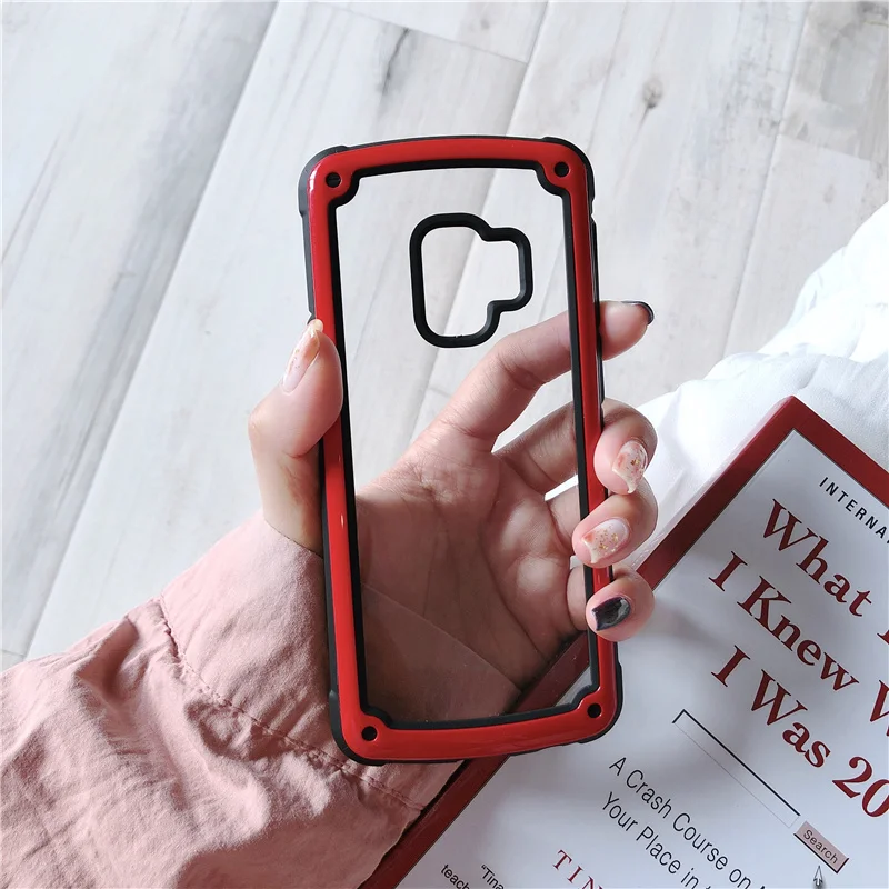 Сейсмостойкость прочный армированный чехол для телефона samsung S8 S9 S10 рlus Lite