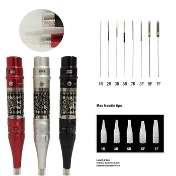 Микро-blading pen kit dermografo microblading Беспроводная Косметическая Перманентная татуировка машина с немецкий двигатель для бровей губ