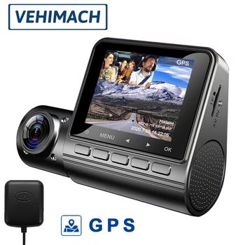 

Dash Cam GPS Tracker Car Real Time 1080P Mirror DVR Auto Video Recorder Night Vision Registrator 2 Inch IPS 24h Parking Monitor