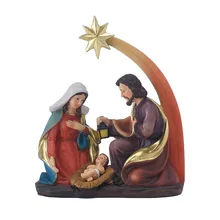  Christmas Nativity Figurine Set.Hand-Painted Christmas Nativity Scene,Religious Christmas Decorations Frankincense & Myrrh Decor 