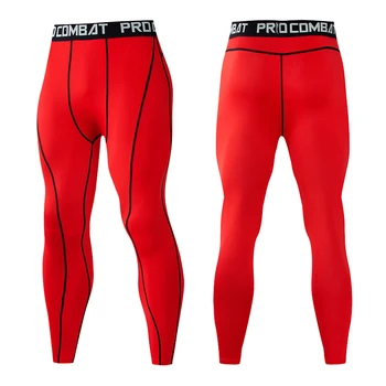 Men Compression Tight Leggings Running Sports Male Gym Fitness Jogging Pants Quick Dry Trousers Workout Training Yoga Bottoms 4
