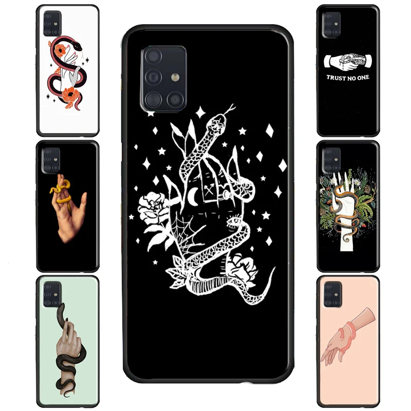 Custodia Snake A Mano Per Samsung Galaxy Note 10 Plus Note 20 Ultra Note 9 S8 S9 S10 Plus S20 Fe S21 Ultra