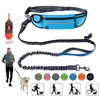 Running Dog Leash Nylon Hand Freely Pet Products Dogs Harness Collar Jogging Lead Adjustable Waist Leashes Traction Belt Rope 1