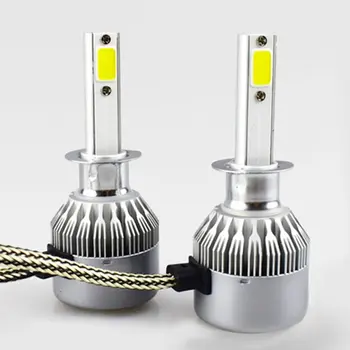 

Newest 2 Pcs Led Headlight 6000K 36W 3800LM C6 Headlight Car Hi/Lo Beam Auto Bulbs