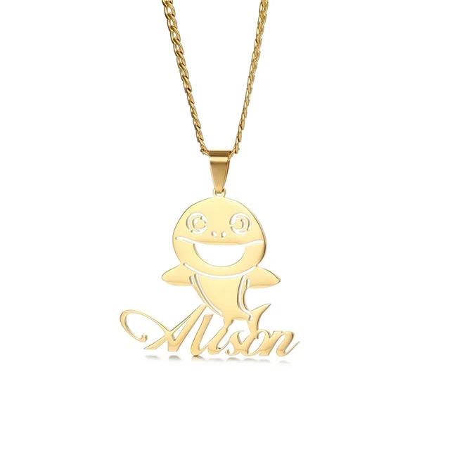 Custom Cartoon Character Name Necklaces 