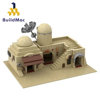 

Star Series Wars Building Blocks Tatooine Double Building Slums TAT02 On Kids DIY Architecture Bricks Toys Children Xmas Gifts