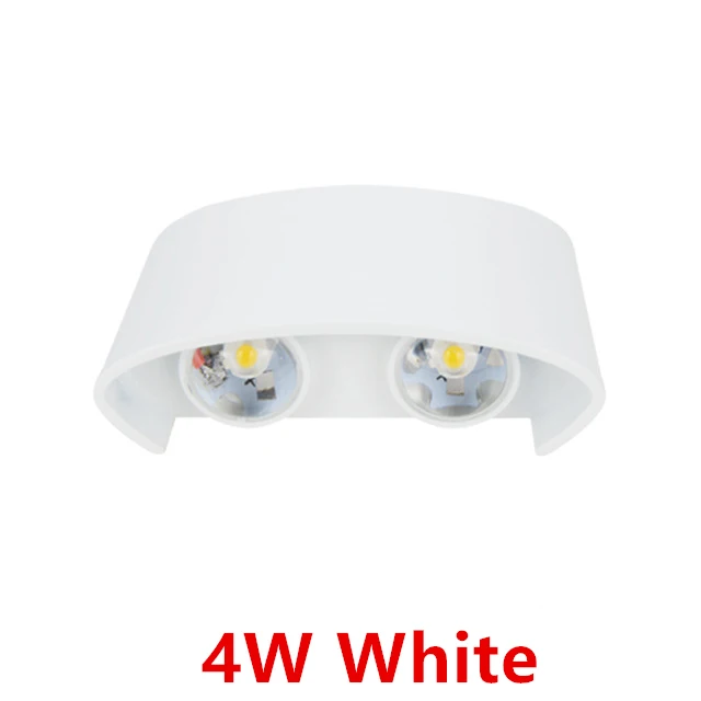 Led Wall Lamp Aluminum Outdoor Indoor Ip65 Up Down White Black Modern For Home Stairs Bedroom Bedside Bathroom Light swing arm wall lamp Wall Lamps