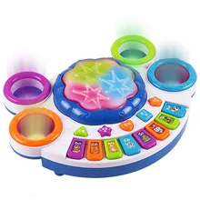 Детские фортепианные барабанные игровые инструменты, Обучающие инструменты для младенцев, обучающие игрушки для детей раннего возраста