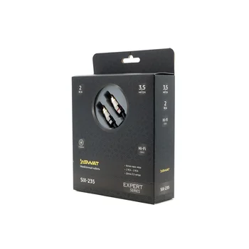 

Swat six-235 межблочный cable 2rca-2rca, 3.5 meters, twisted pair, 3 screen, copper