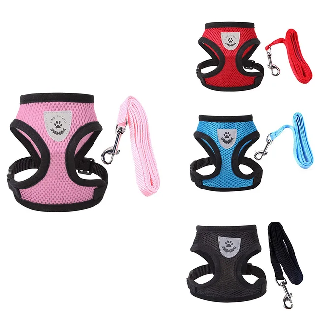 Vest Harness and Leash for Dog Puppy and Cat