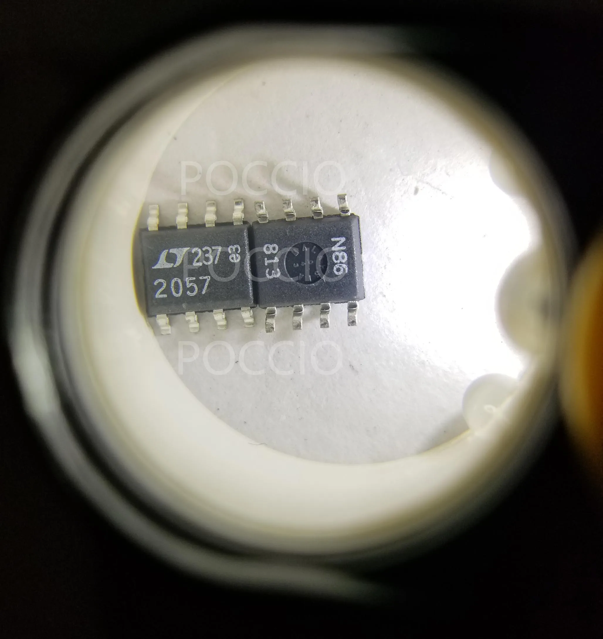 

LTC2057 LTC2057CS8 LTC2057IS8 LTC2057HS8 - High Voltage, Low Noise Zero-Drift Operational Amplifier