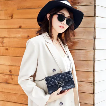 

DOLOVE 2020 New Wave The Chain Diamond Bag Small Fragrance Style Shoulder Diagonal Handbag Female Cross Body Bag