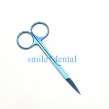 1 шт. титановые Ножницы Для радужной оболочки изогнутые 108 мм офтальмологический Глаз Хирургический стоматологический инструмент