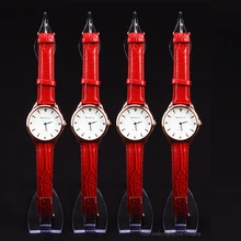 30 шт./лот, акриловая стойка для часов, держатель для часов, демонстрационная подставка для часов, витрина для ювелирных изделий