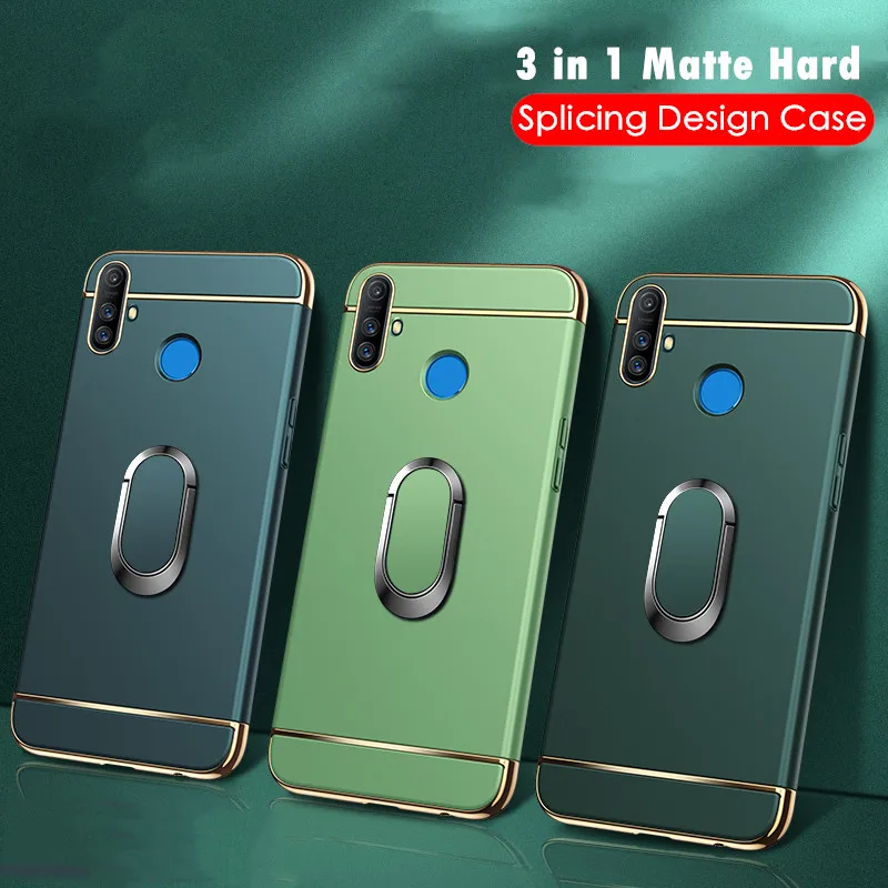 Роскошный комбинированный чехол с покрытием для OPPO Realme C3 6i 5i 5 Pro X2 XT Чехол 3 в 1