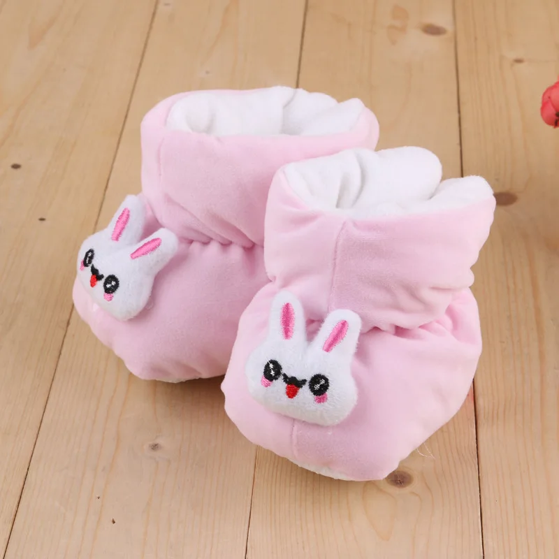 

Infant Crystal Velvet Tiger Head Shoe Autumn & Winter 6-12 Month Thick Warm Baby Soft Bottom 0-1-Year-Old