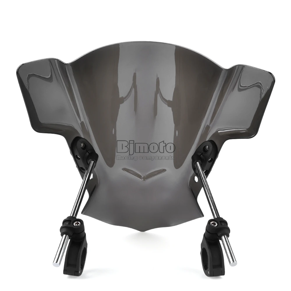Airflow Adjustable Windscreen Wind Deflector For Suzuki GS500 GSXS750 SFV650 SV1000S SV650 BKing GSX1300BK Motorcycle Windshield