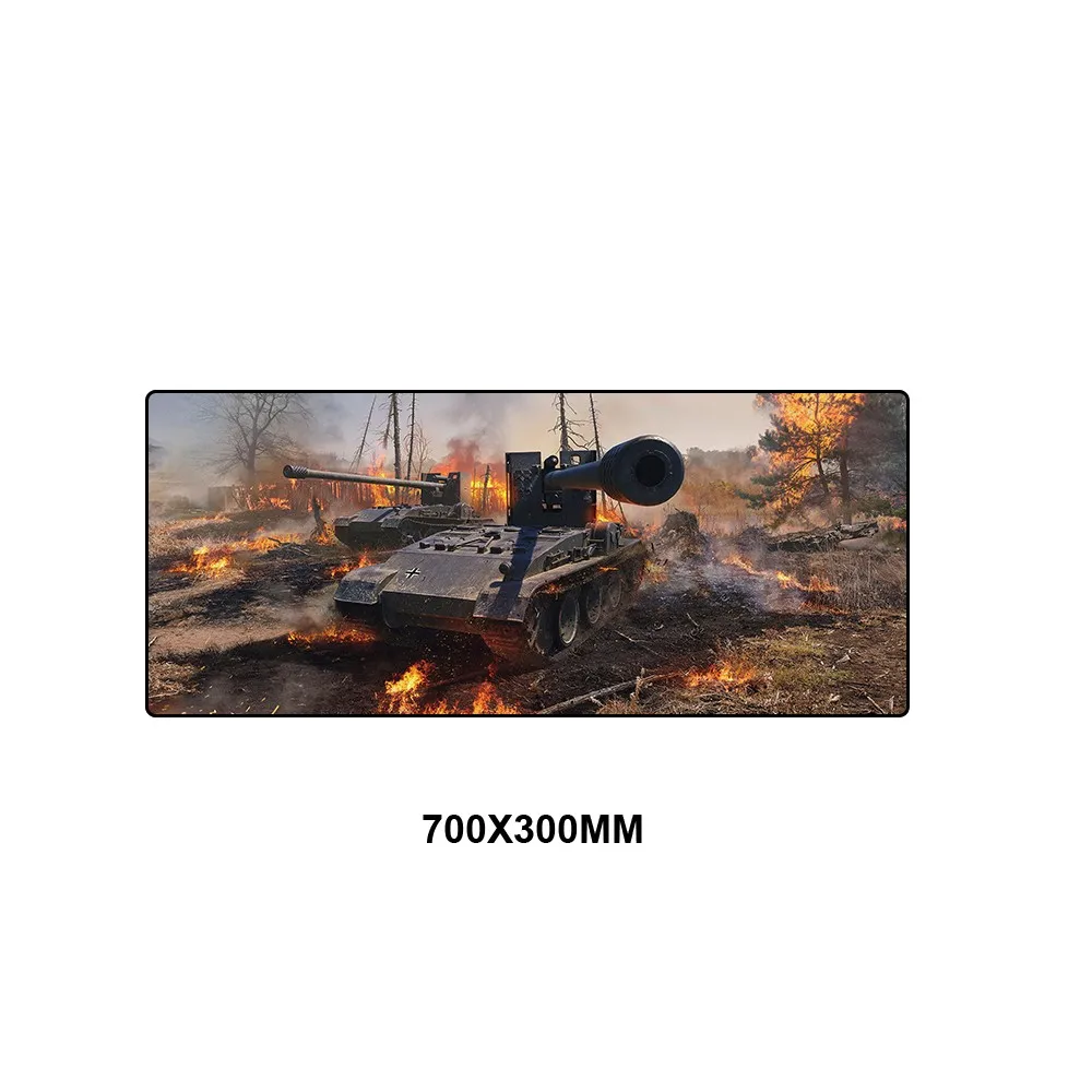 World of Tanks коврик для мыши большой Противоскользящий геймерский игровой коврик для мыши Keyborad коврик для мыши для ноутбука водонепроницаемый коврик для мыши защита стола - Цвет: TKSJ-012