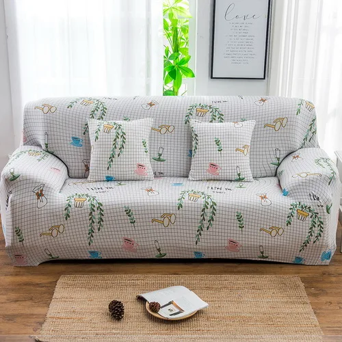 BDJ24 Мультяшный горный детский диван slipcover эластичная растягивающаяся крышка дивана крышка для дивана вдохновляющие буквы funda диван покрывало на кресло - Цвет: BDJ24