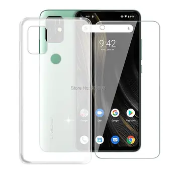 Перейти на Алиэкспресс и купить Для UMIDIGI power 3 чехол для UMIDIGI power glass роскошный мягкий ТПУ чехол для телефона с закаленным стеклом для UMIDIGI power 3 чехол s 6,53''