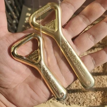 Brass Beer Bottle Opener American Retro Design Nordic Simple Creative Bottle Opener
