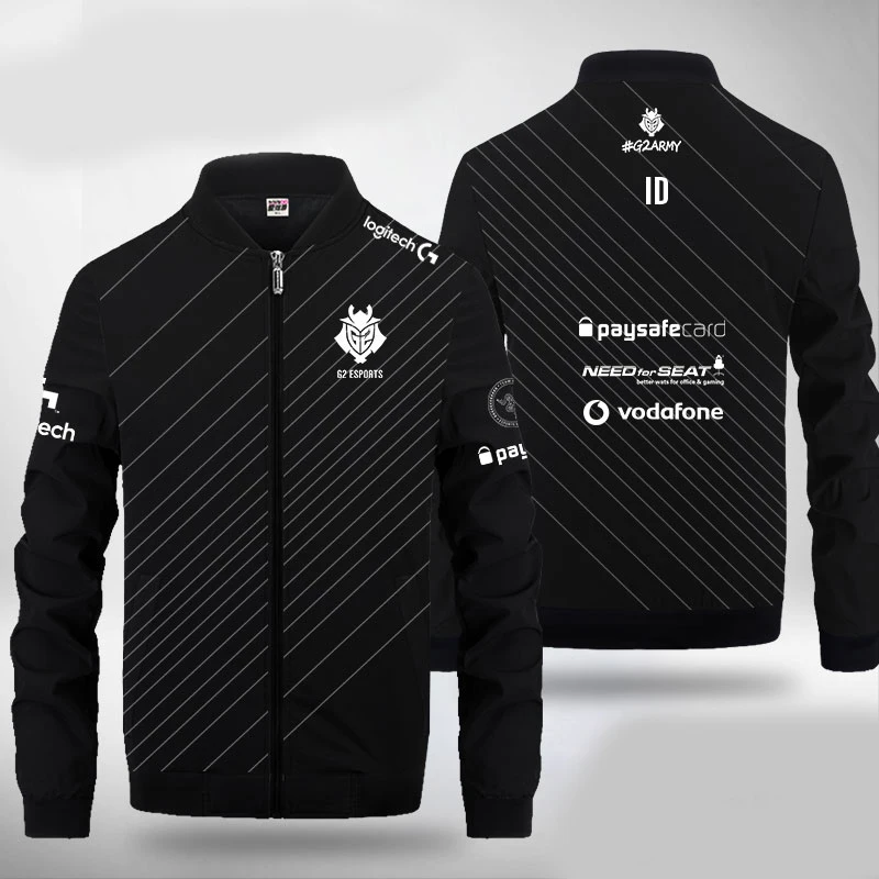 LOL League LEC G2 Esports Team Uniform Jersey Jacket Top quality Custom ID Hoodies Men Streetwear Sweat Hoodie | Мужская одежда