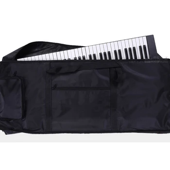 

Case Keyboard Bag Instrument Waterproof Thickened Universal Package Travel Oxford Cloth Cover Black Easy Clean Electronic Organ
