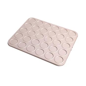 

30 Cavity Macaron Pan Non Stick Carbon Steel Cookie Cupcake Baking Mold Sheet DIY Kitchen Bakeware Supplies Christmas
