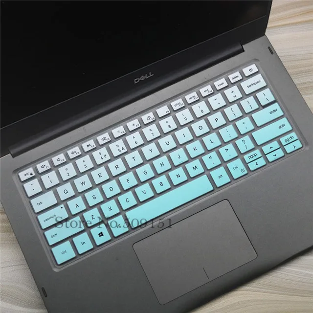 Gradient skyblue Силиконовая Защитная крышка для клавиатуры ноутбука для 13," Dell Inspiron 13 5000 5390 Vostro 13 5390 Inspiron 13 7391 14 5498 - Цвет: Gradient skyblue