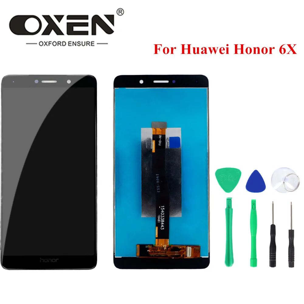 OXEN для huawei Honor 6X BLN-L24 BLN-AL10 BLN-L21 BLN-L22 ЖК-дисплей Экран сенсорный Панель планшета