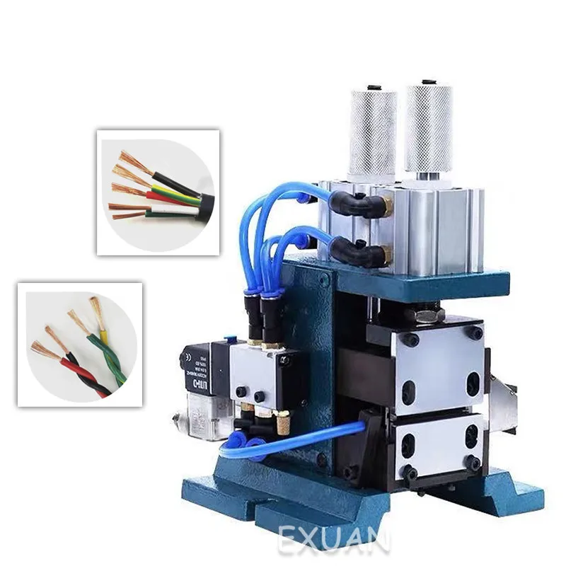 3F Pneumatic Wire Stripping Machine Scrap Cable Peeling Machines Multi-core Sheathed Wire Twisting Machine