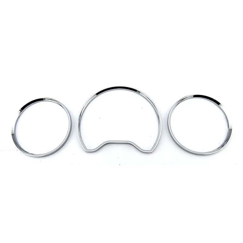 

3 шт., хромированные кольца для приборной панели Mercedes Benz W210 W202 W208 1996-1999