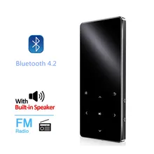 New Version Bluetooth MP3 Music Player with Touch Screen and Built-in 16GB HiFi Portable Walkman with Radio /FM/ Record/EBook