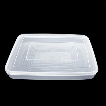 

Clear Kitchen Dumpling Food Storage Box Crisper Refrigerator Case Preservation