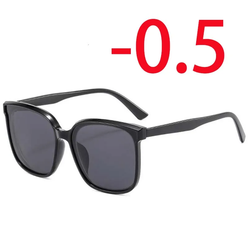 big square sunglasses Prescription 0 -1.0 -1.5 -2.0 -2.5 -3.0 -3.5 -4.0 -5 -6 Fashion Finished Sunglasses Myopia Glasses Men Women Myopia Sun glasses cute sunglasses Sunglasses