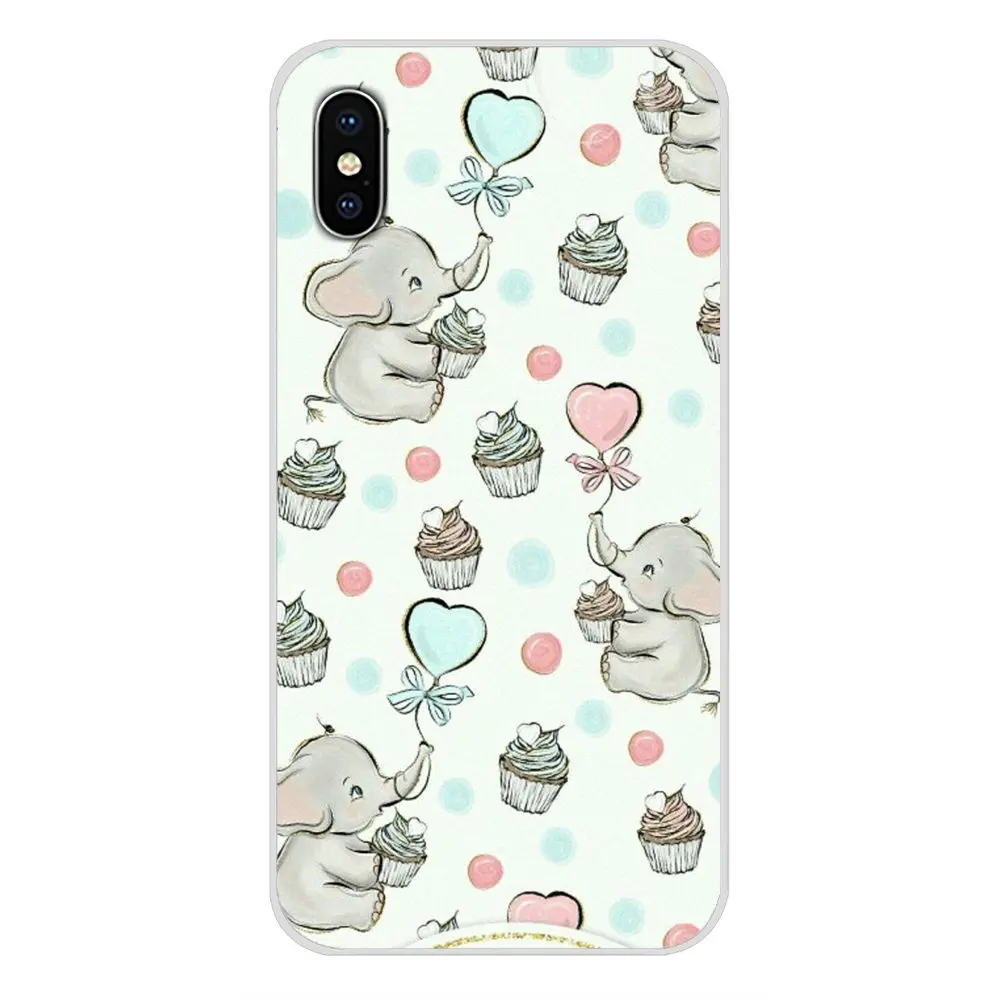 Прозрачные мягкие чехлы С Рисунком Слона для Xiao mi 4 mi 5 mi 5S mi 6 mi A1 A2 5X6X8 9 Lite SE Pro mi Max mi x 2 3 2S